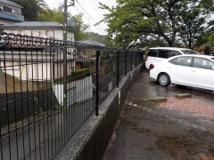 完成1-横浜市内団地駐車場フェンス交換工事